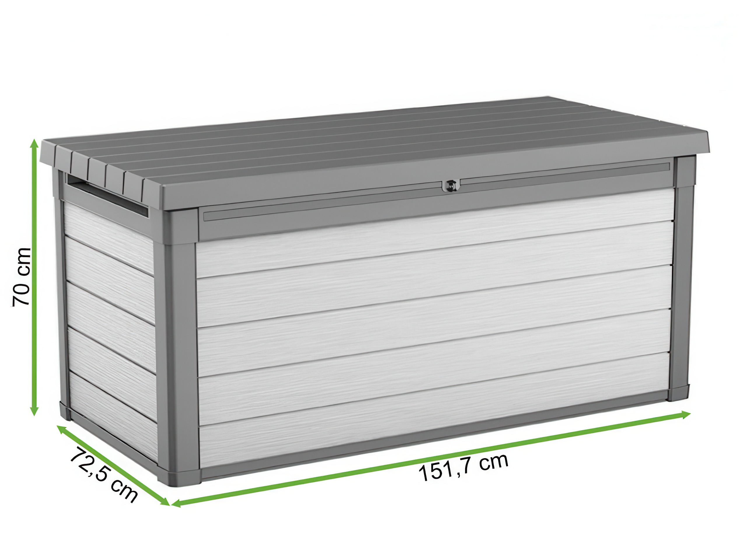 Садова скриня DENALI DUOTECH DECK BOX 570L розміри