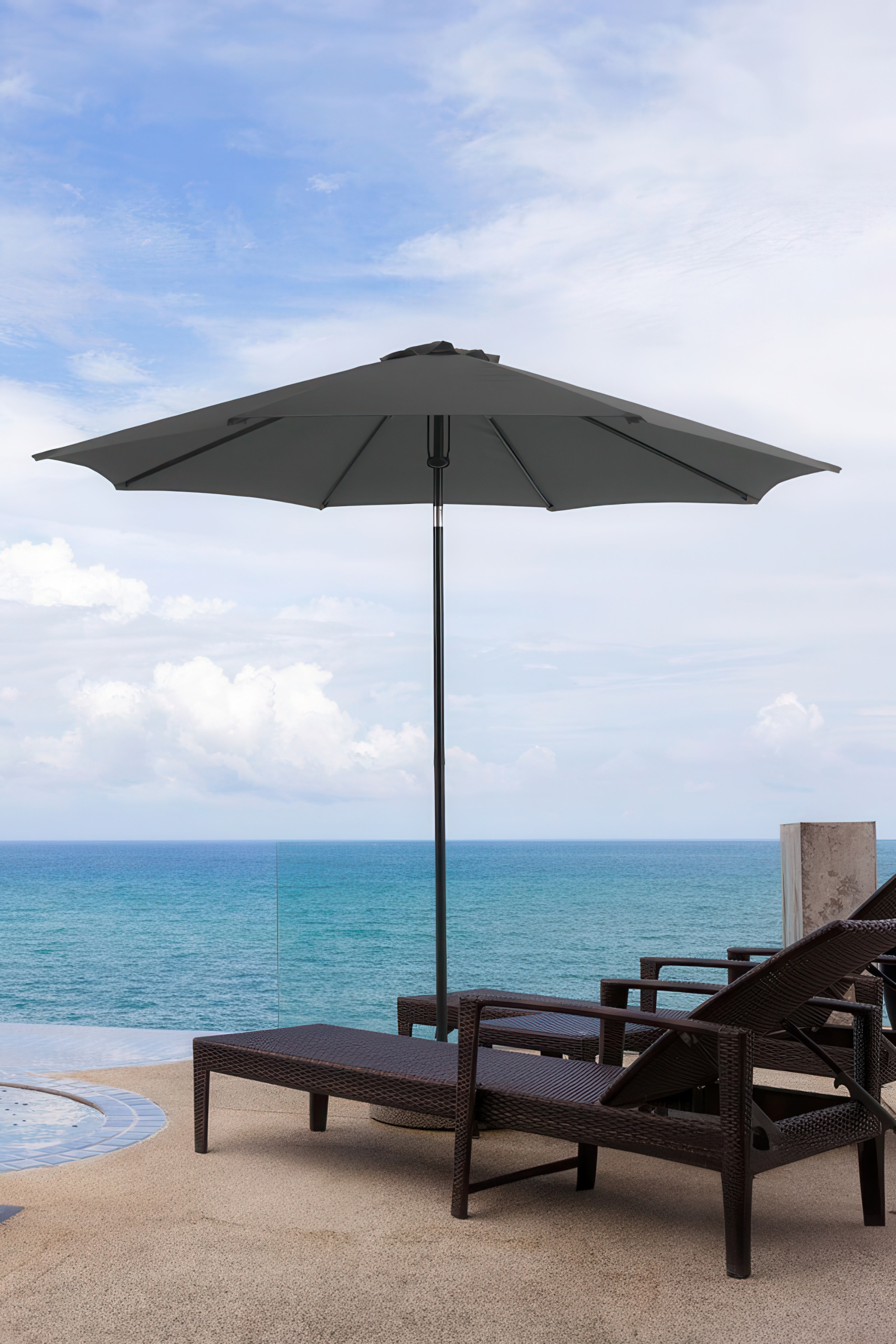 Развернутый зонт