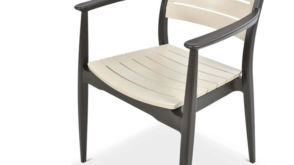 Zbliżenie na ramę i materiał wykonania krzesła