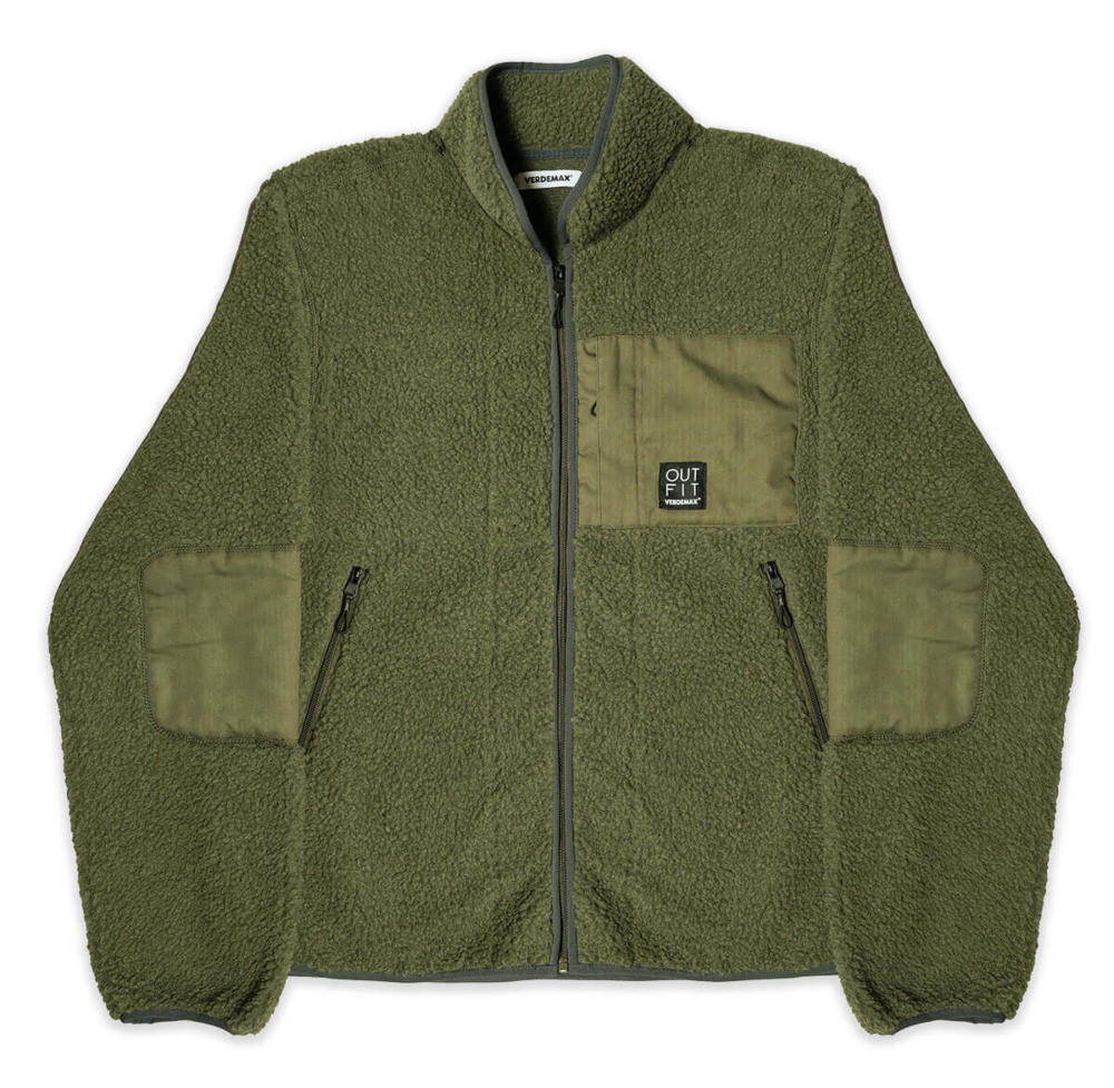 Stylowa i funkcjonalna kurtka z kieszeniami outdoor Verdemax AGRIFOGLIO w modnym zielonym kolorze