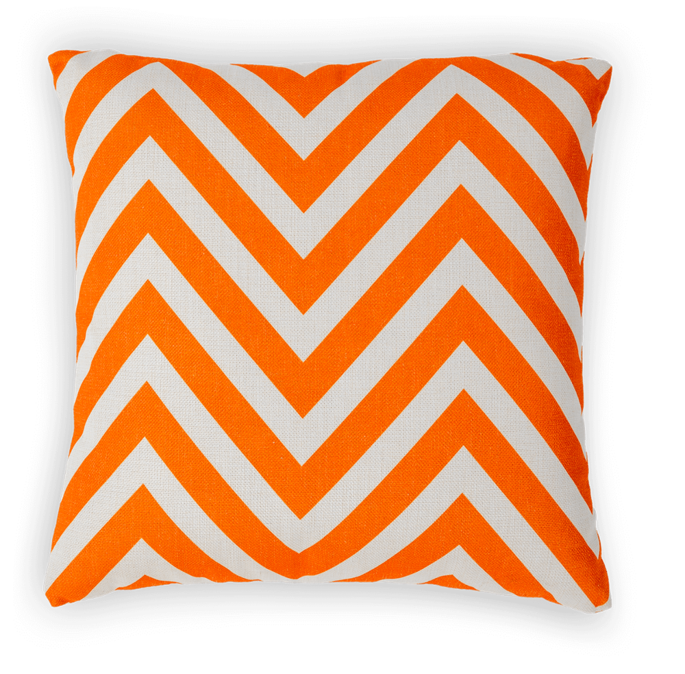 Poduszka na meble ZigZac Orange 45x45 - MoodMe 