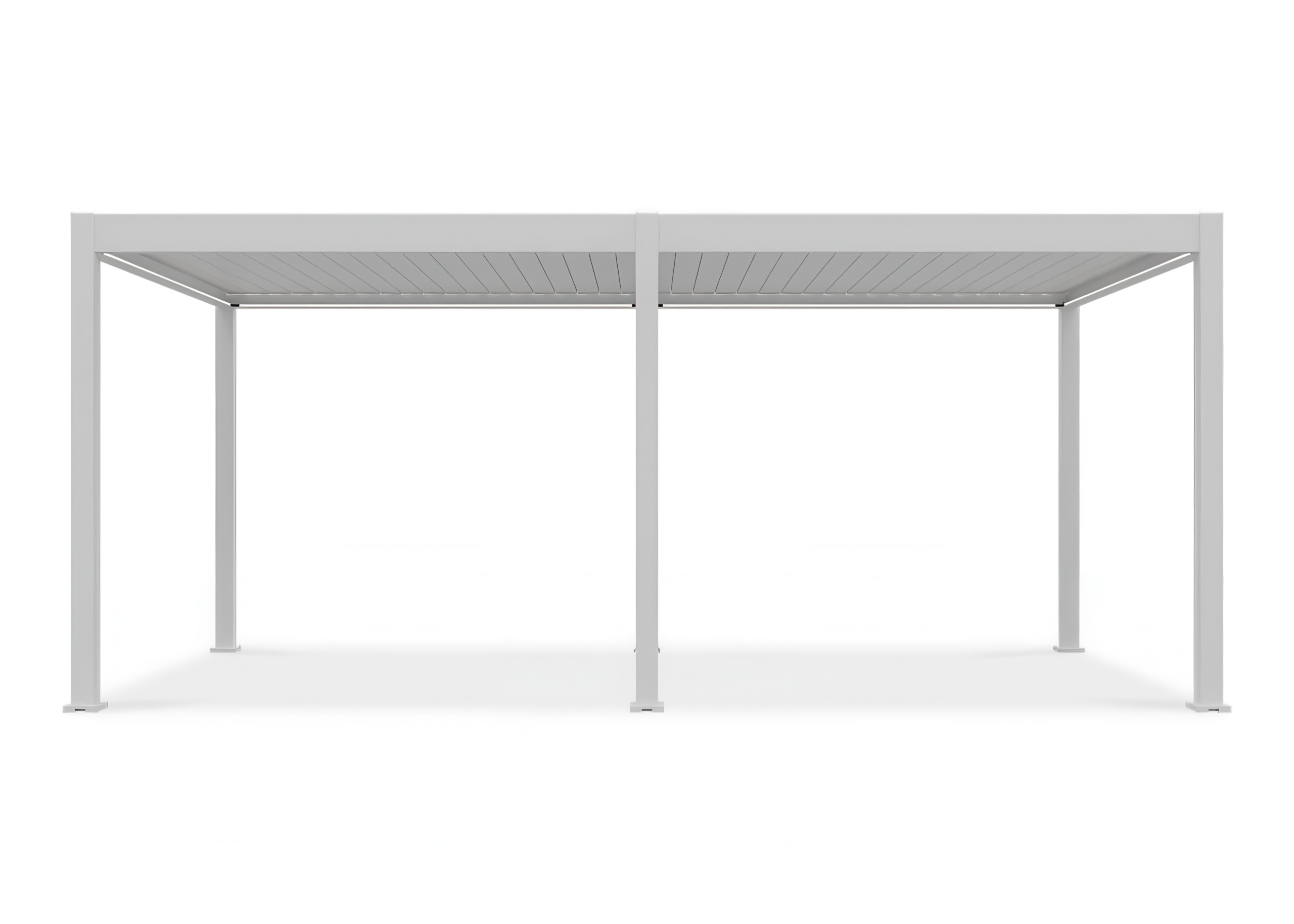 Пергола з LED-освітленням ELEGANCE AUTOMATIC 3x6 White