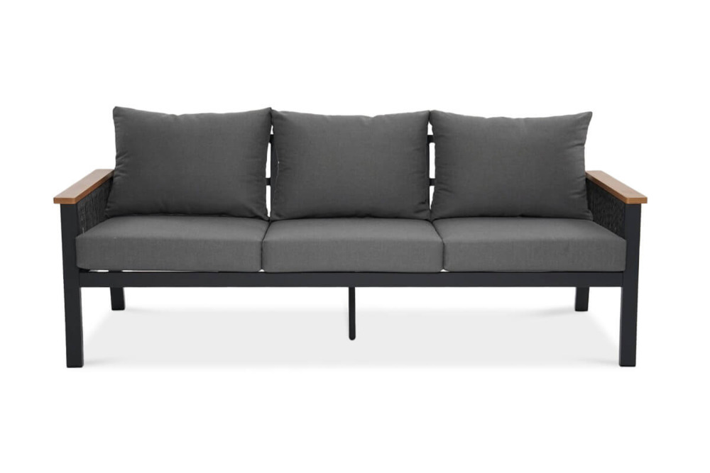 Aluminiowa sofa ogrodowa Ascona dark grey