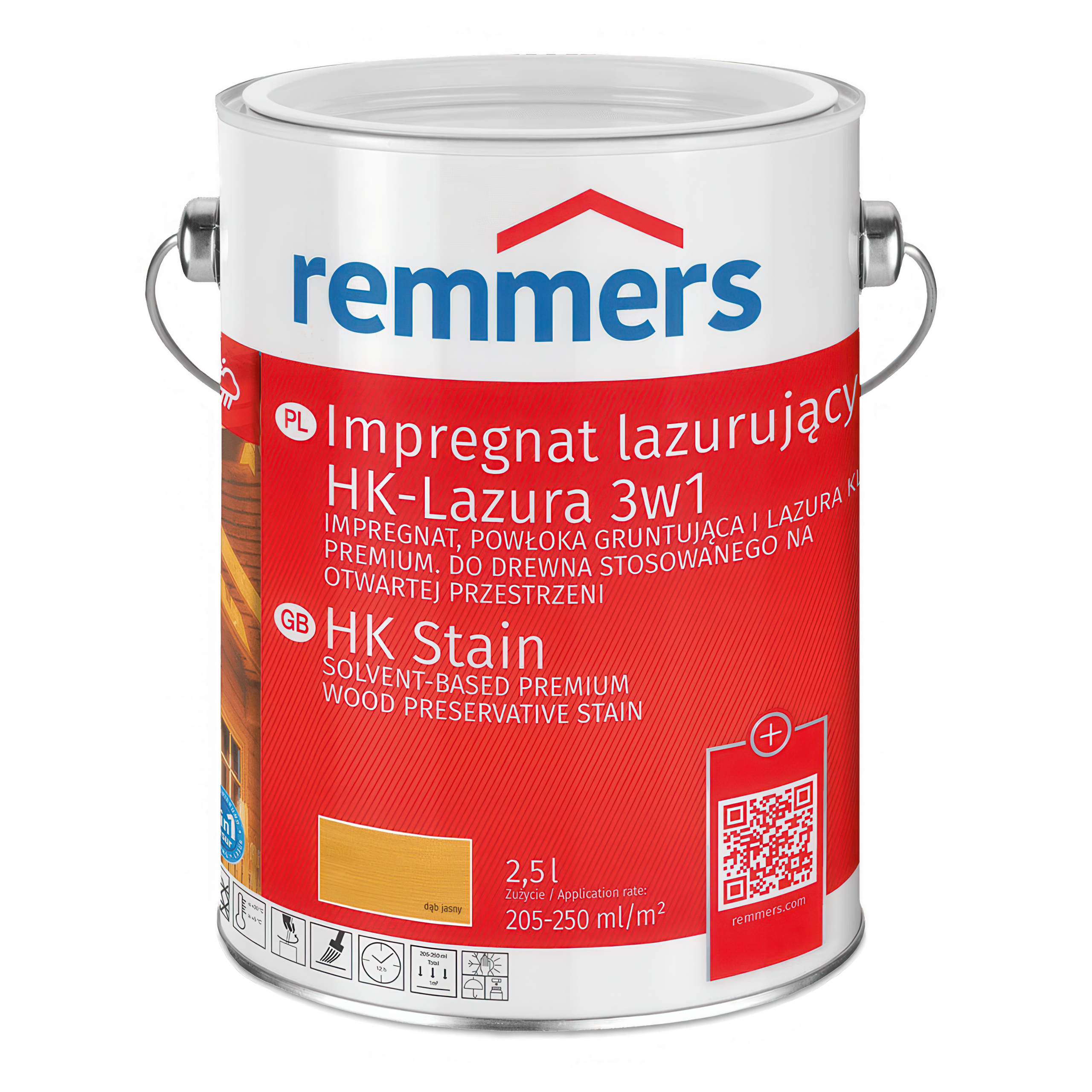 Remmers HK-LAZURA 3в1 світлий дуб