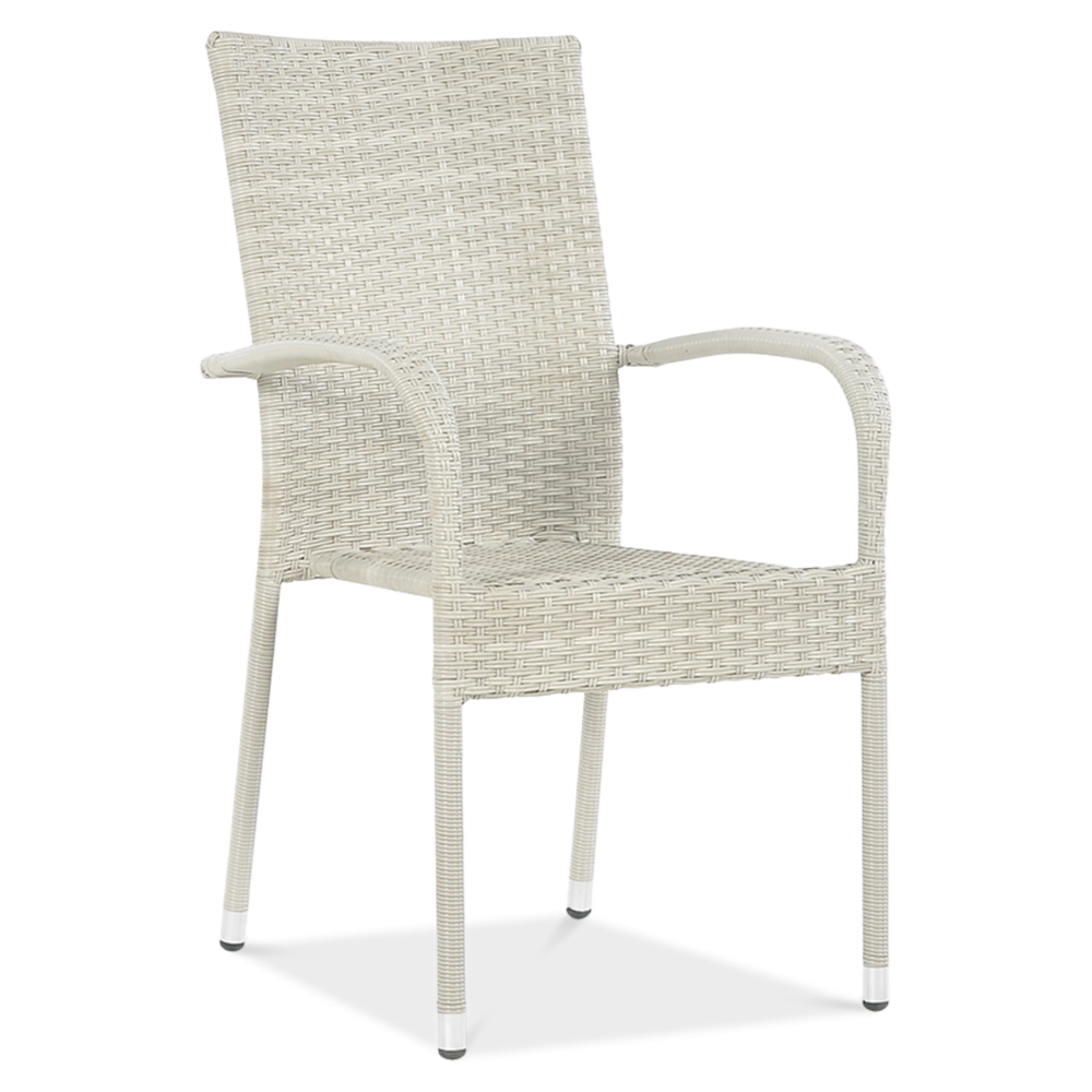 Krzesło z technorattanu FIESTA White