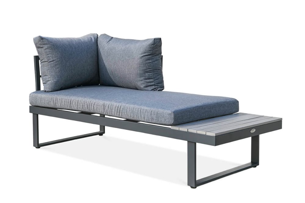 Pojedyncza sofa jako jeden z elementów modularnych narożnika tulip light grey