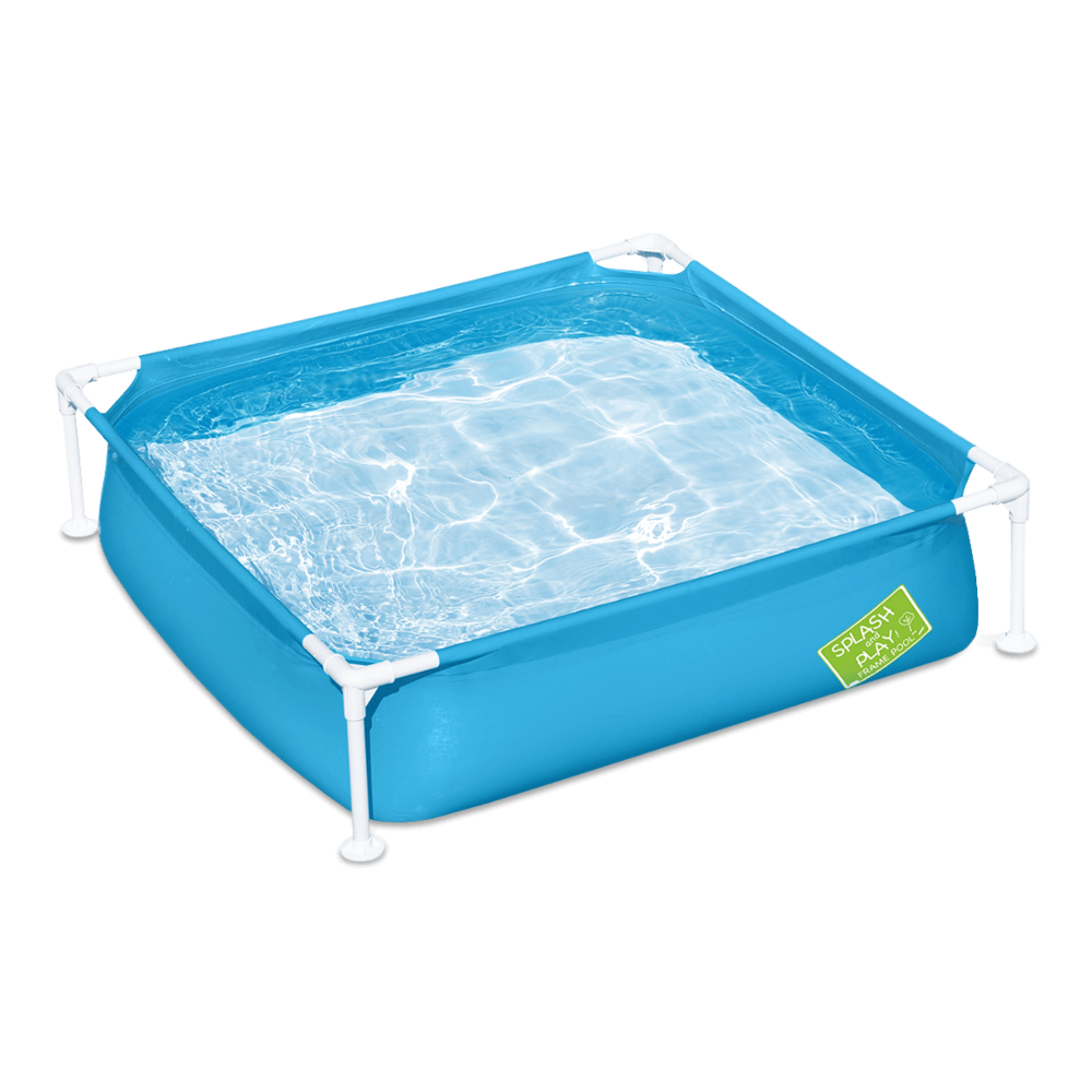 basen naziemny prostokątny dla dzieci niebieski