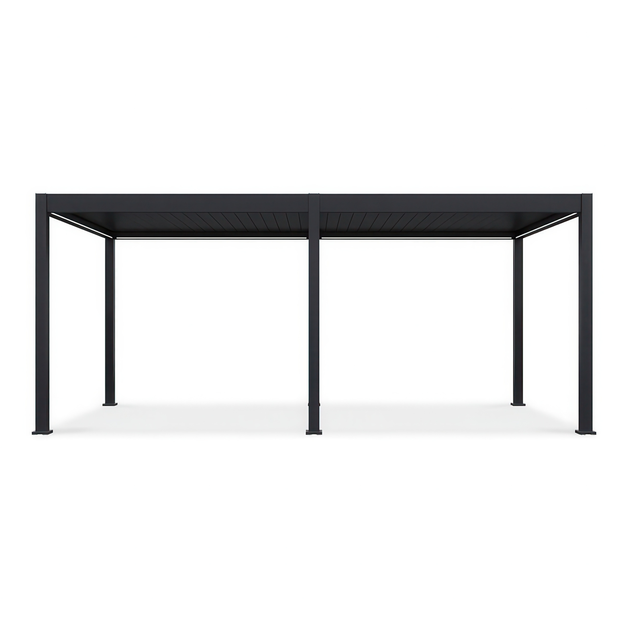 Бокова водонепроникна пергола з освітленням LED ELEGANCE AUTOMATIC 3x6