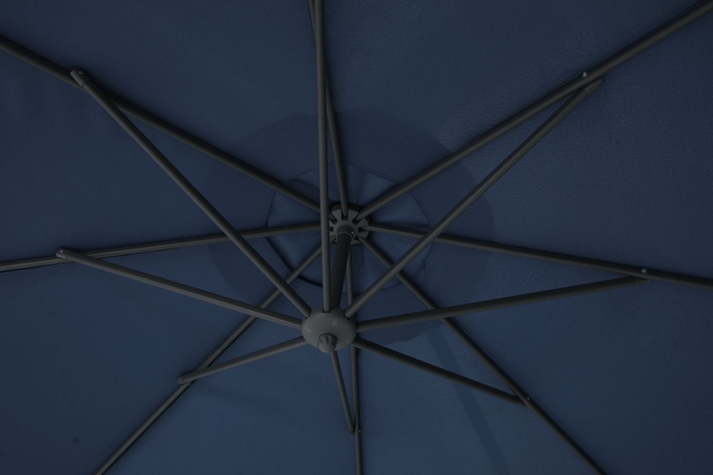 Zbliżenie na ośmioszprzychową czaszę parasola sanotrini 