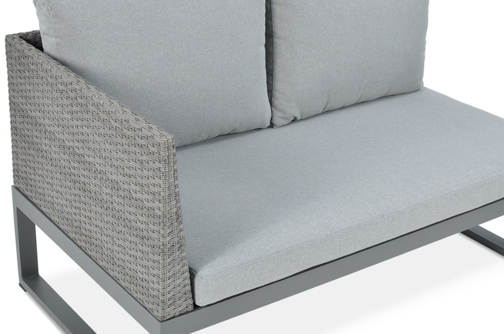 detale kanapy w narożniku davos grey