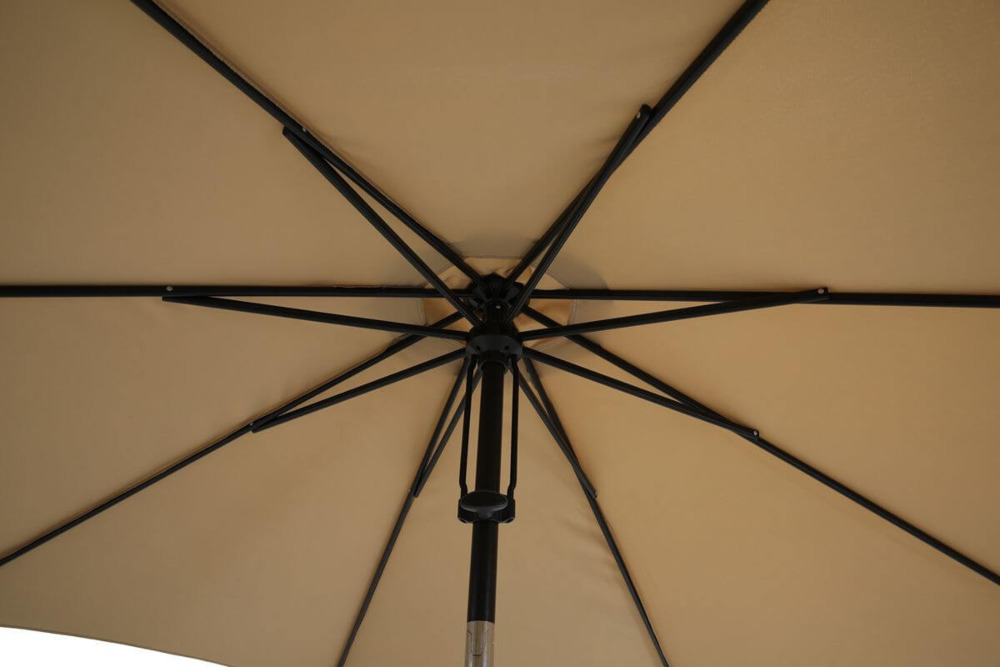 8 szprych w parasolu samos 3m w kolorze taupe