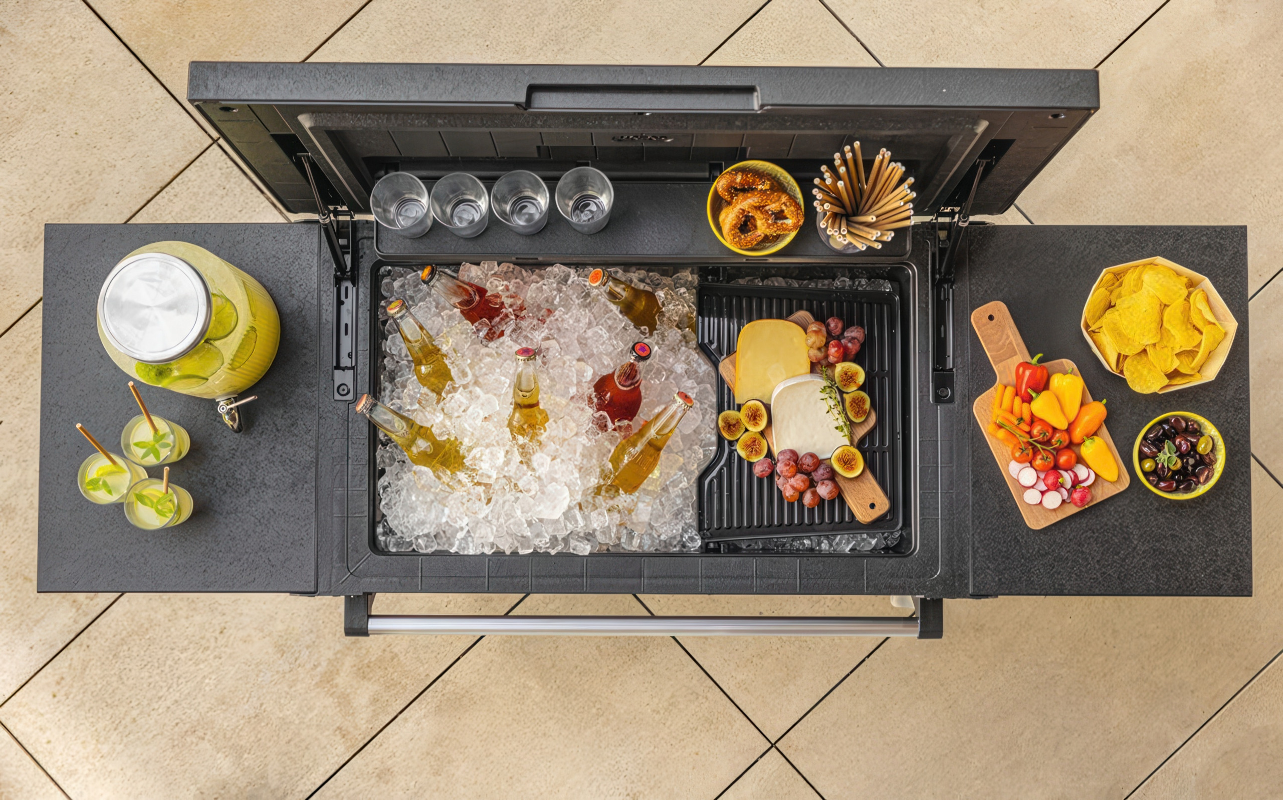 Садовий бар Patio Cooler - Функціональний, Естетичний, Мобільний