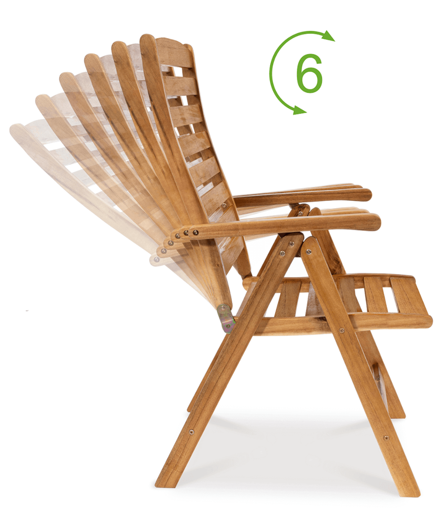 Krzesło AK-511 z możliwością regulacji oparcia w 6 stopniach