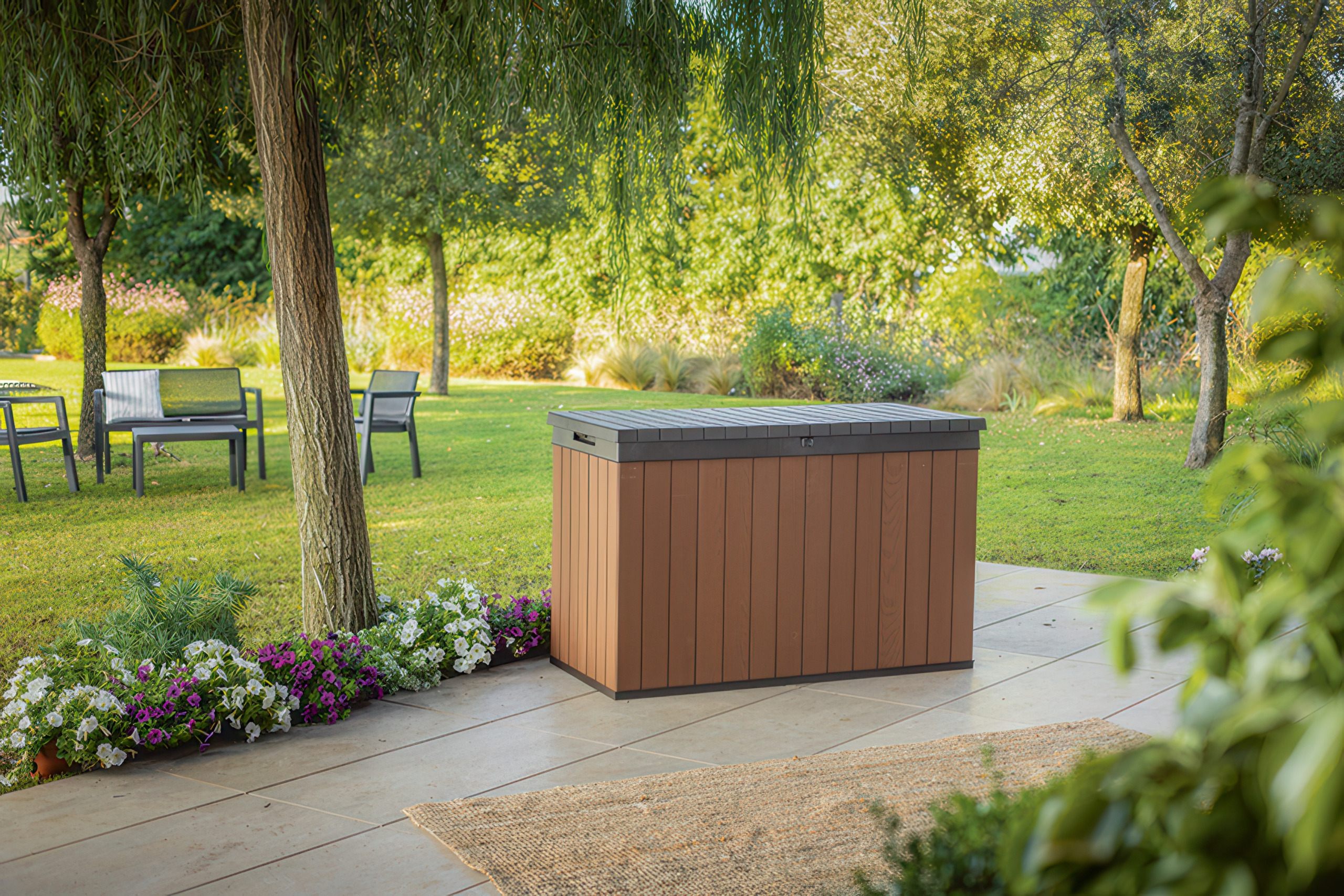 Візуалізація Garden Box DARWIN BOX 662L коричневого кольору