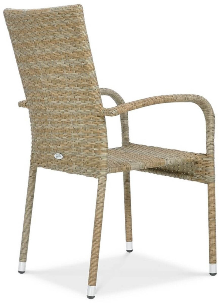 krzesło tył Zestaw ogrodowy technorattan FIESTA/LUGO 4+1 Beige